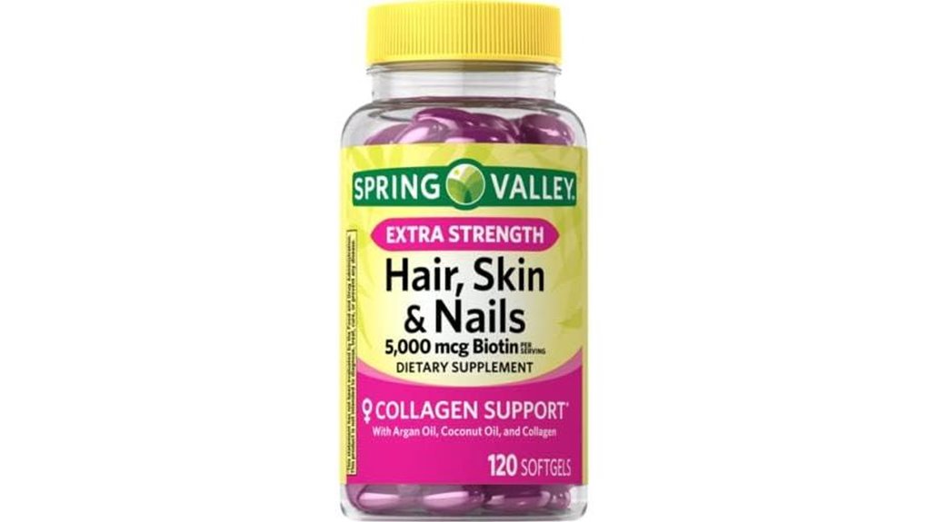 spring valley hair skin nails supplement