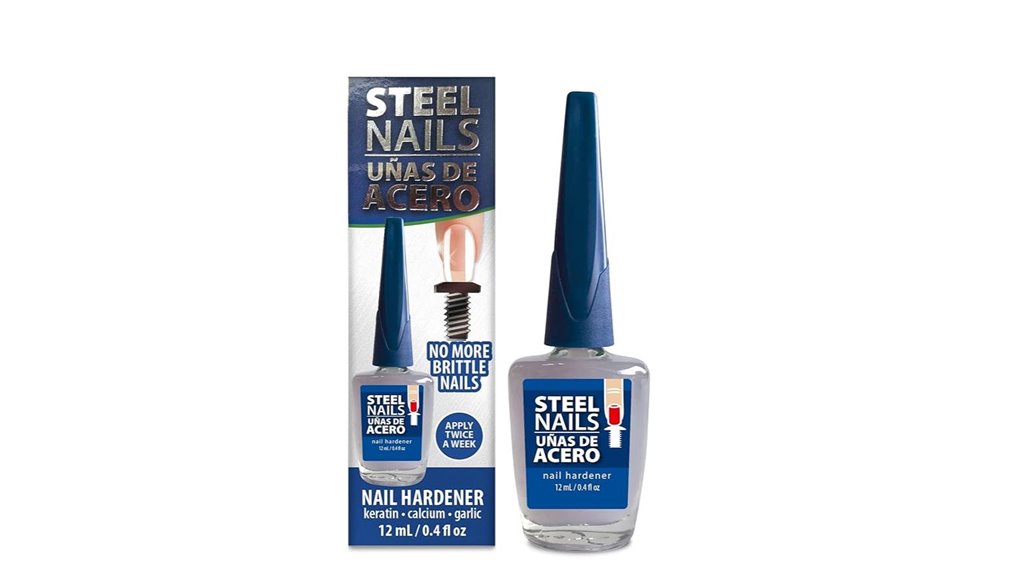 steel nails hardener with keratin