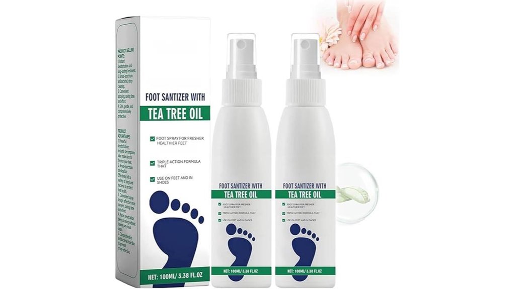 tea tree foot sanitizer spray