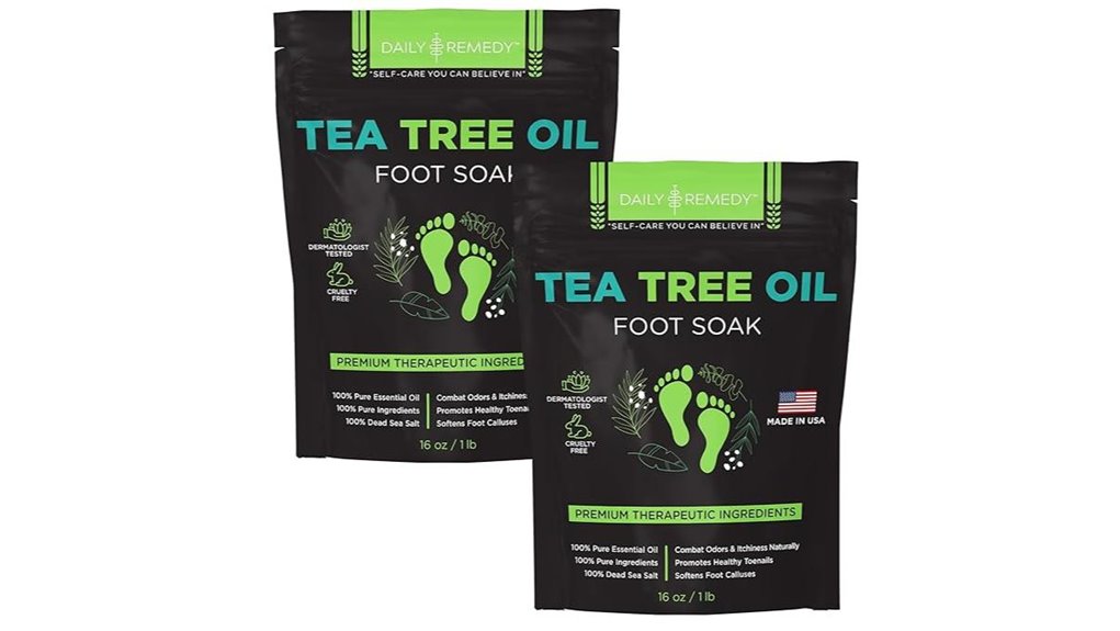 tea tree foot soak duo pack