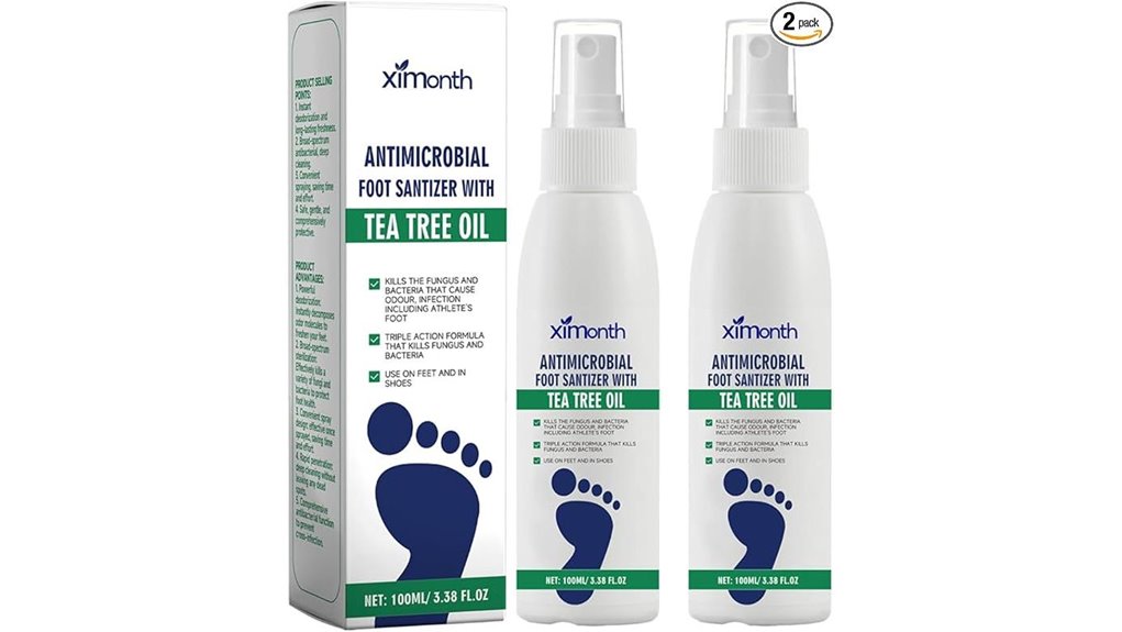 tea tree foot spray set