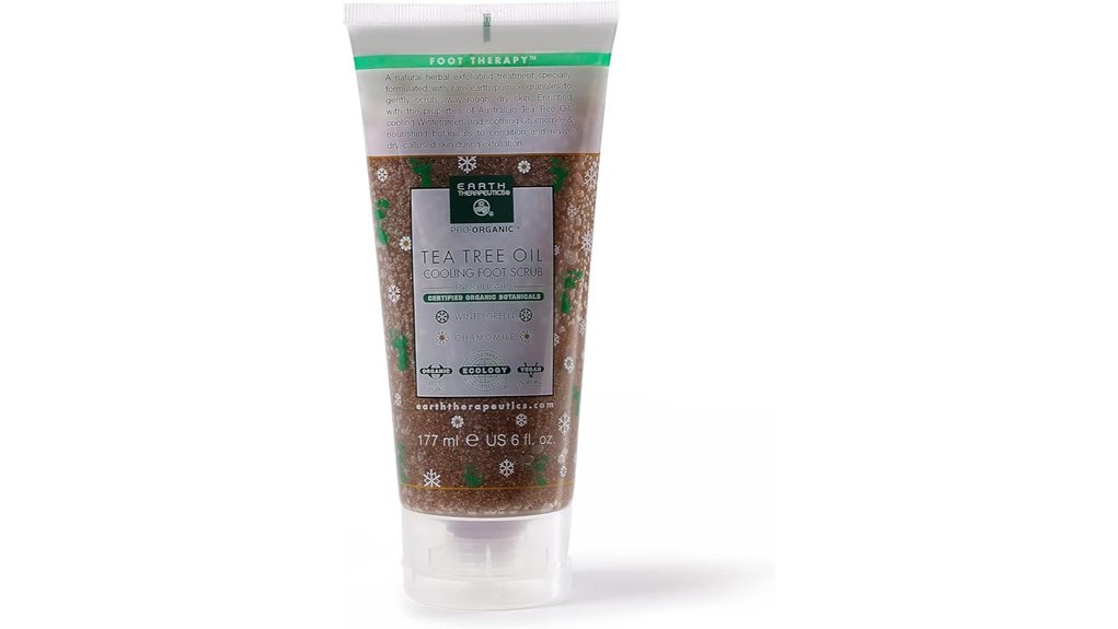 tea tree oil foot scrub