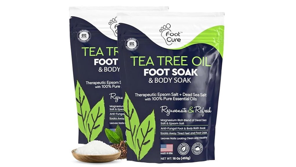 tea tree oil foot soak 2 pack