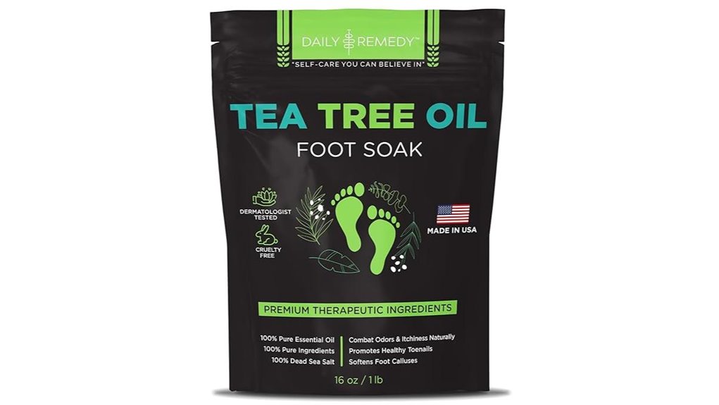 tea tree oil foot soak