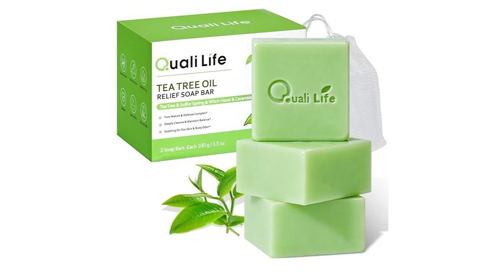 tea tree soap bar trio for face