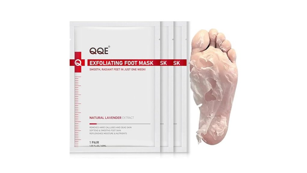 three pair foot peel masks