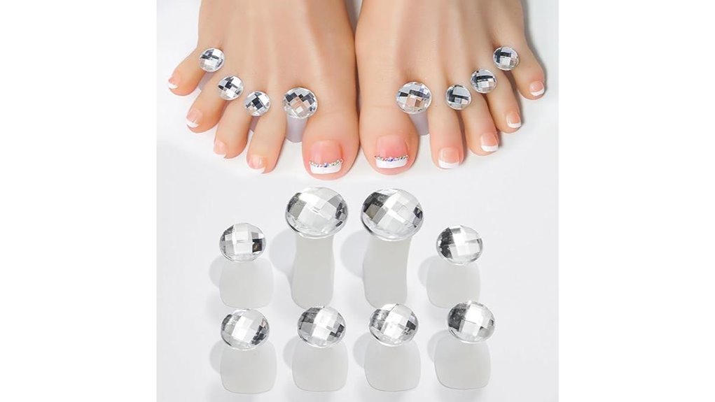 toe separator silicone spacers set
