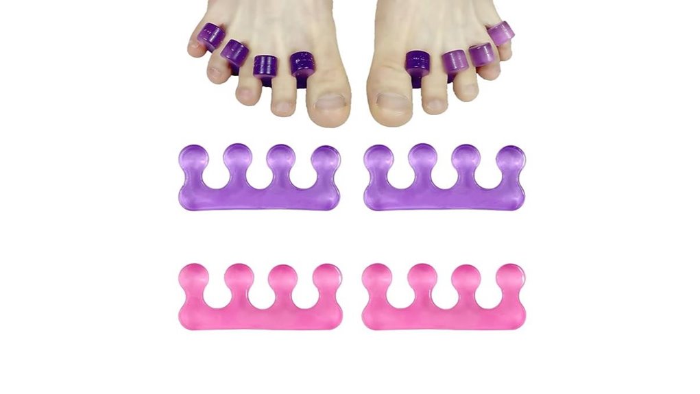 toe separators for pedicure kit