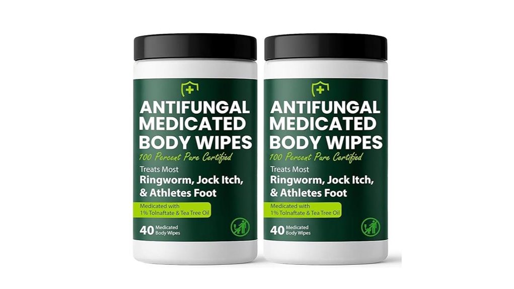 tolnaftate body wipes pack