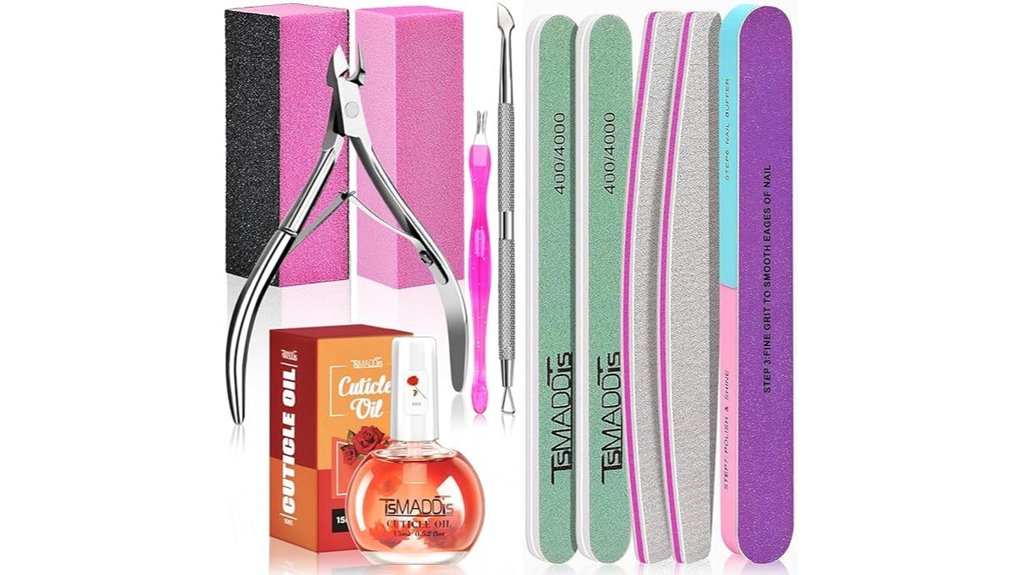 tsmaddts manicure kit includes oil