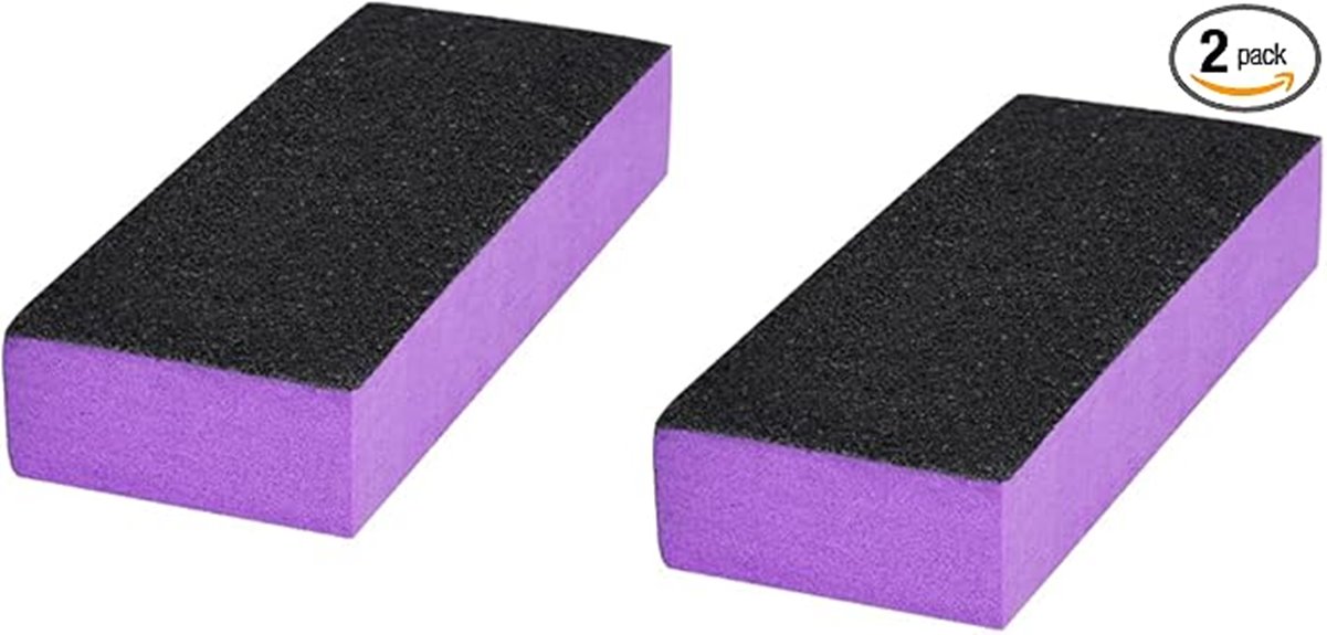 two pack buffer block nail file 100 180