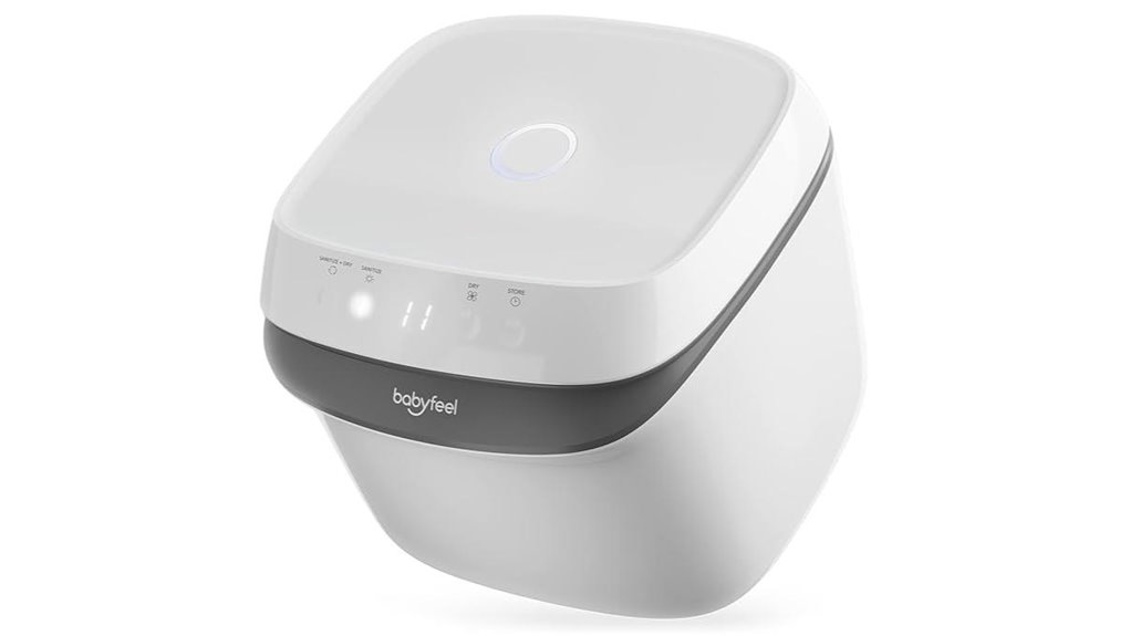 uv light sanitizer box with touch control