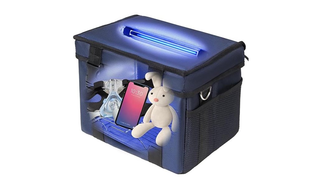 uv sanitizer box with 3 level timer