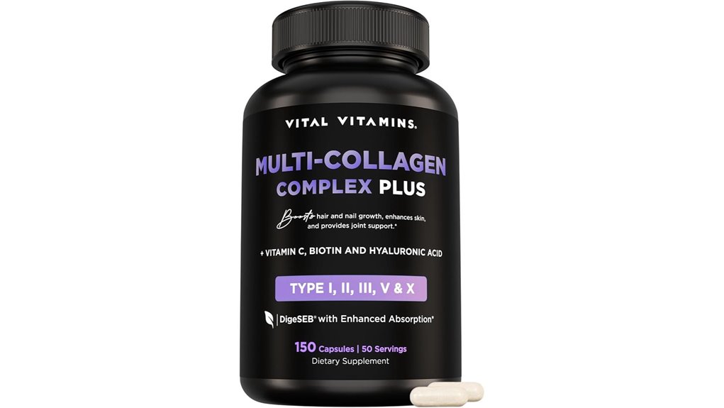 vital vitamins multi collagen capsules with biotin
