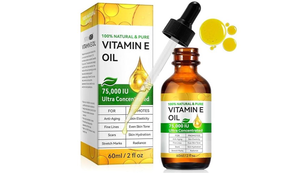 vitamin e oil for skin