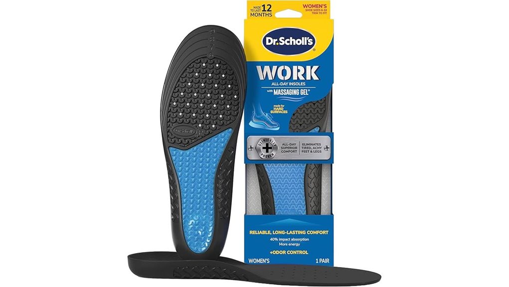 work all day comfort insoles